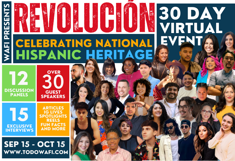 Wafi Media and Celzo, Kick Off Hispanic Heritage Month With Revolución, A 30-Day Virtual Event